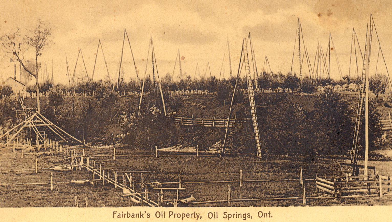 Fairbank's Oil Property postcard