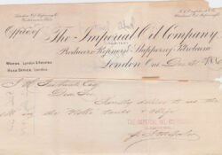 Imperial Oil has received crude from the Fairbanks continuously since Imperial Oil was founded in 1880.